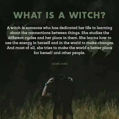 WHAT IS A WITCH?
A witch is someone who has dedicated her life to learning about the connections between things. She studies the different cycles and her place in them. She learns how to use the energy in herself and in the world to make changes. And most of all, she tries to make the world a better place for herself and other people.
ISOBEL BIRD