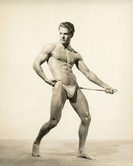 Andrew Kozak photographed by Spartan, published in Body Beautiful in 1956.