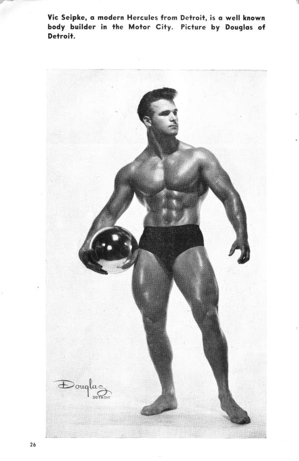 Vic Seipke, a modern Hercules from Detroit, is a well known body builder in the Motor City. Picture by Douglas of Detroit.
Douglas DETROIT
26