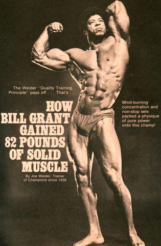 How Bill grant gained 82 pounds of solid muscle