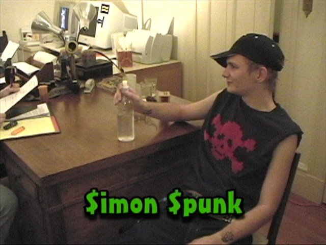 Simon $punk auditions in 2005 for the "Daddy Tiger's Nasty Boys" collection.