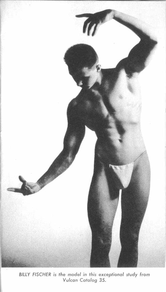 BILLY FISCHER is the model in this exceptional study from Vulcan Catalog 35.