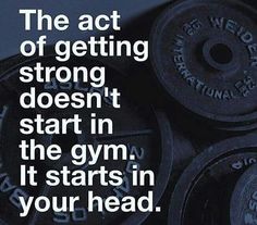 The act of getting strong doesn't start in the gym. It starts in your head.
HEID
RNATIONAL