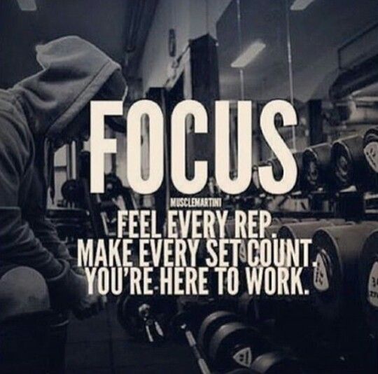 FOCUS
FEEL EVERY REP. MAKE EVERY SET COUNT YOU'RE HERE TO WORK.
34 -- MUSCLEMARTINI