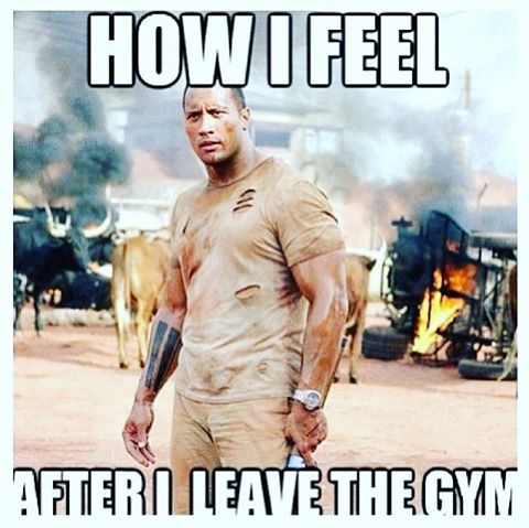 HOW I FEEL
AFTER I LEAVE THE GYM