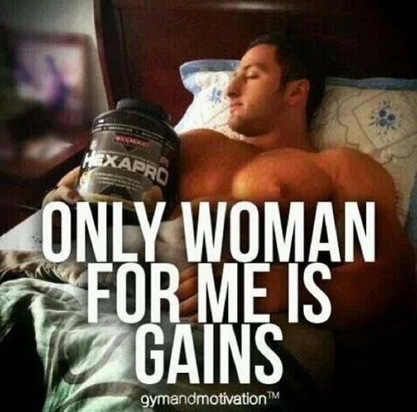 5
HEXAPRO
ONLY WOMAN FOR ME IS GAINS
gymandmotivation™