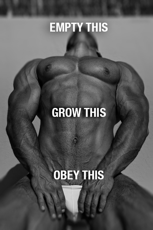 EMPTY THIS
GROW THIS
OBEY THIS