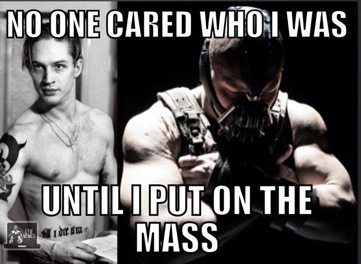 NO ONE CARED WHO I WAS
UNTIL I PUT ON THE MASS