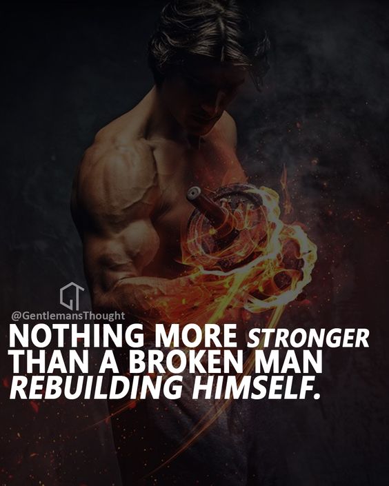 @GentlemansThought
NOTHING MORE STRONGER THAN A BROKEN MAN REBUILDING HIMSELF.