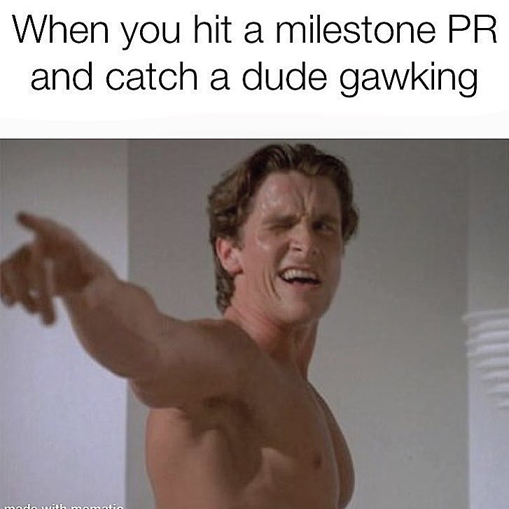 When you hit a milestone PR and catch a dude gawking
made with mematic