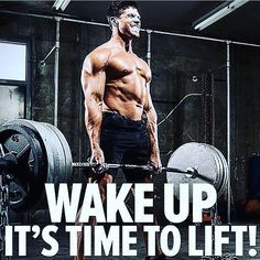 WAKE UP
IT'S TIME TO LIFT!