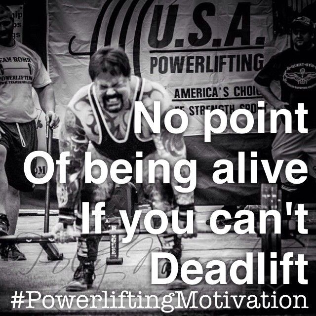 POWERLIFTING
U.S.A. POWERLIFTING QUEST
AMERICA'S CHOICE

No point 
Of being alive If you can't Deadlift
#PowerliftingMotivation