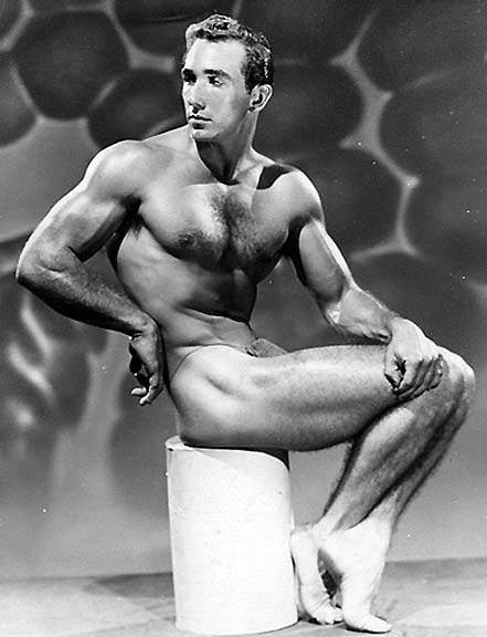 1950s bodybuilder Tom Matthews photographed by AMG and Bruce of LA. 