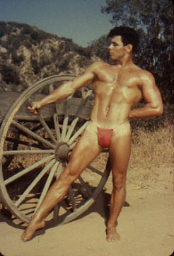 wagon wheel posing for Bruce of LA back in the 60s.