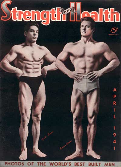 Strength and Health was one of the first and longest running physique magazines; here's a selection of their work from the 1940s.  These issues feature Lon of NY, and some of the earliest AMG.