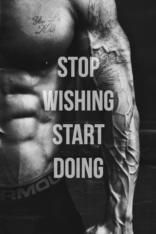 You
STOP WISHING START DOING 