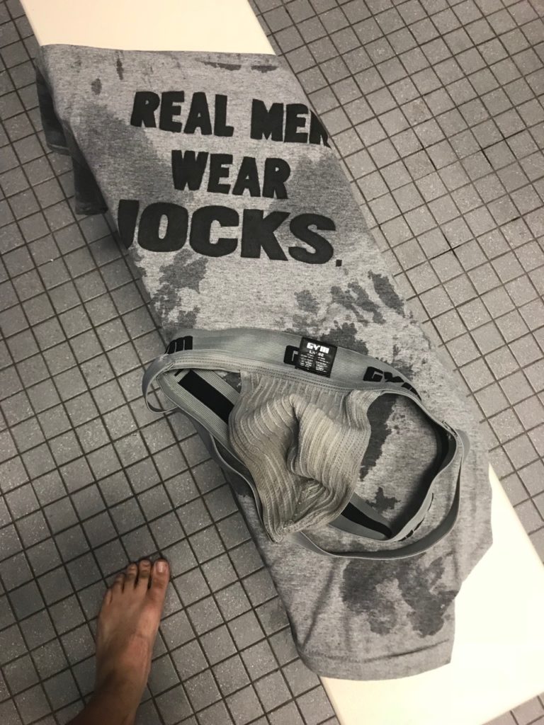 Real men wear jocks.