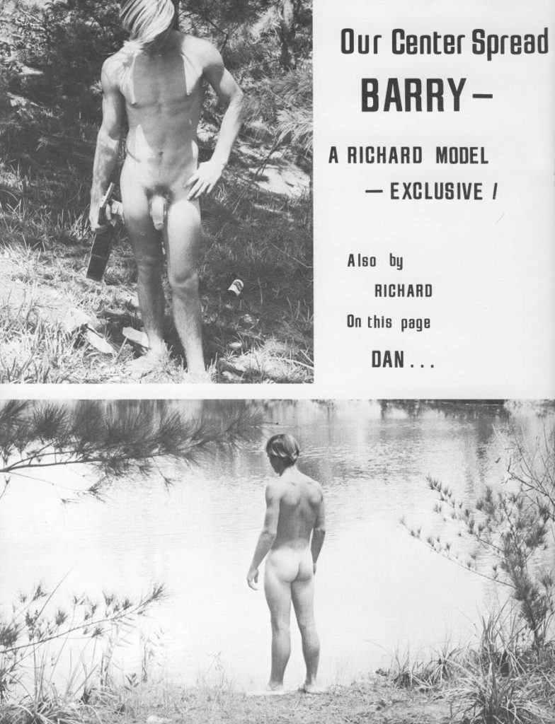 Our Center Spread BARRY-
A RICHARD MODEL EXCLUSIVE /
Also by RICHARD On this page DAN...