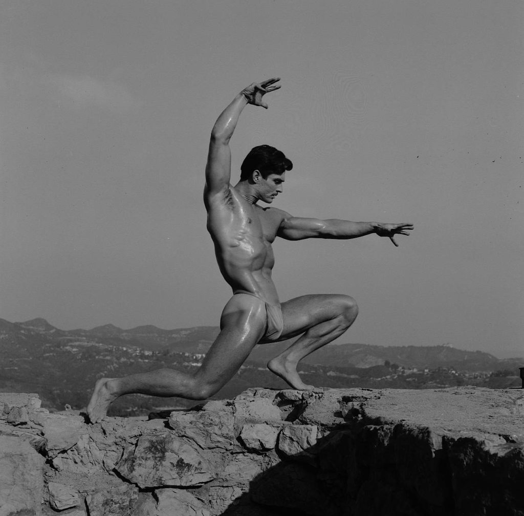 Bob Rome photographed outdoors near San Fransisco by Russ Warner in the 1950s.