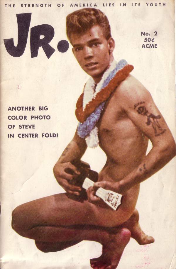 Early 60s model/photographer Steve Jayson appears in Jr. Physique Artistry, and Man Alive by ACME publishing. 