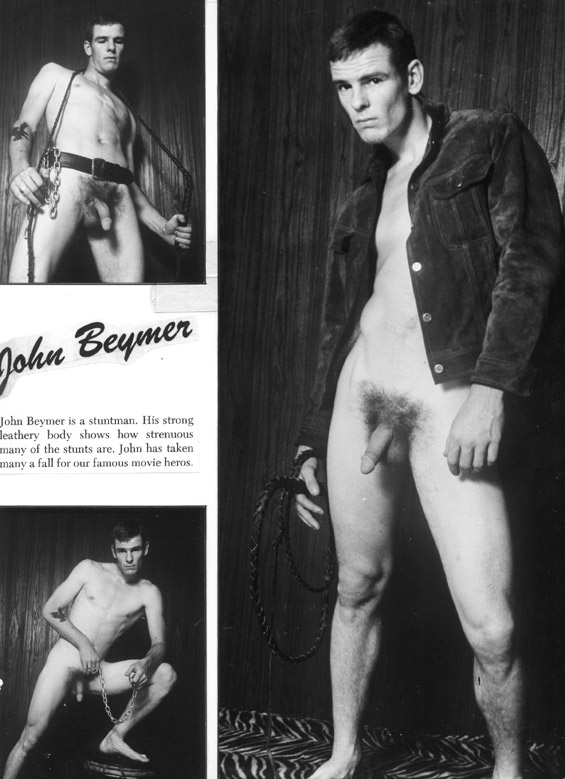 John Beymer: 
John Beymer is a stuntman. His strong leathery body shows how strenuous many of the stunts are. John has taken many a fall for our famous movie heros.