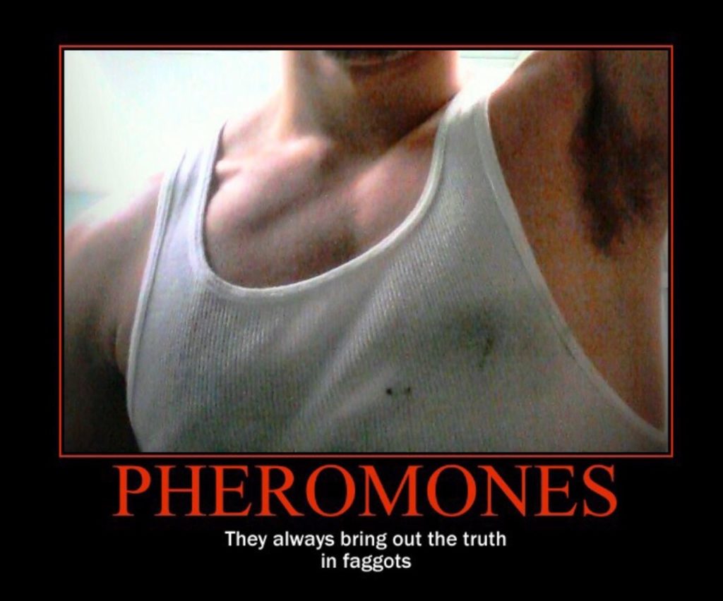 PHEROMONES
They always bring out the truth in faggots