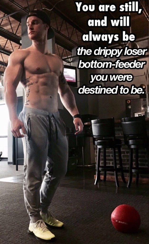 You are still, and will always be the drippy loser bottom-feeder you were destined to be.