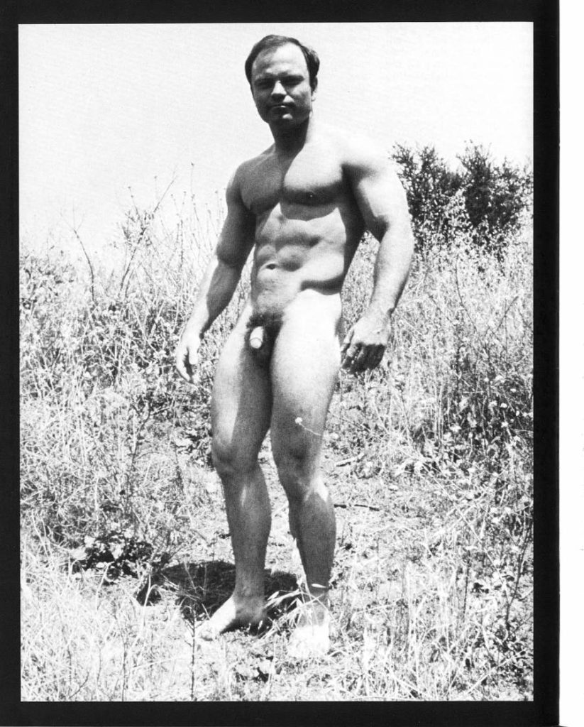 Brad Armstrong poses nude in the desert in the 70s for David Carter