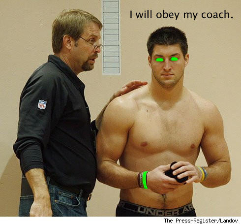 I will obey my coach.
