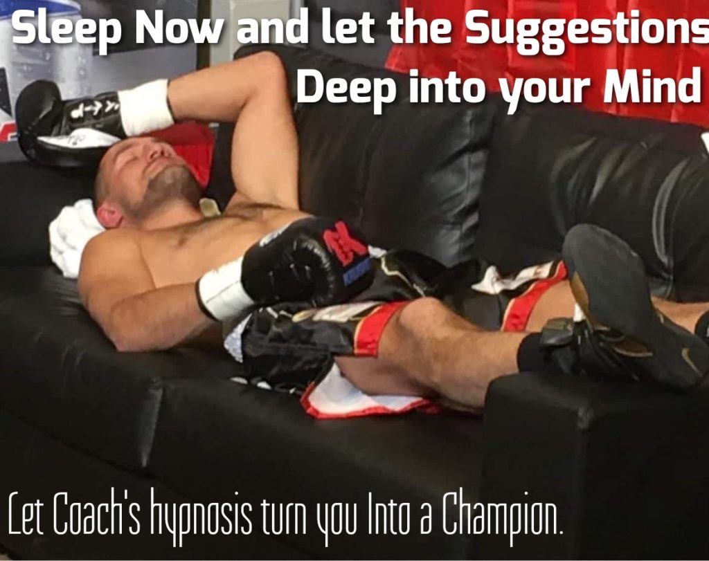 Sleep Now and let the Suggestions Deep into your Mind
スケー
Let Coach's hypnosis turn you Into a Champion.