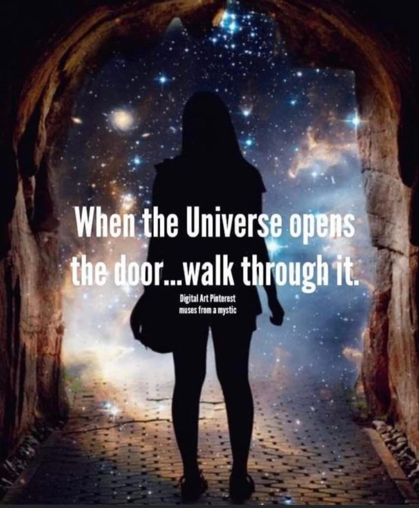 When the Universe opens the door...walk through it.
Digital Art Pinterest muses from a mystic