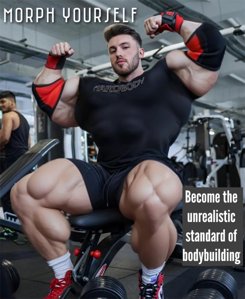 MORPH YOURSELF
MAROBODY
Become the unrealistic standard of bodybuilding