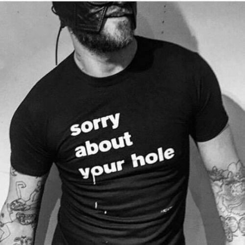 sorry about your hole