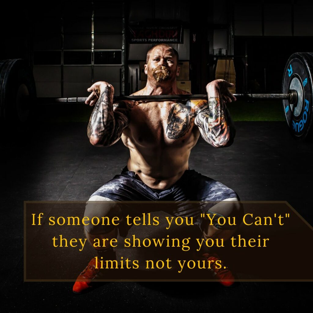 SPORTS PERFORMANCE
ROGI
If someone tells you "You Can't" they are showing you their limits not yours.