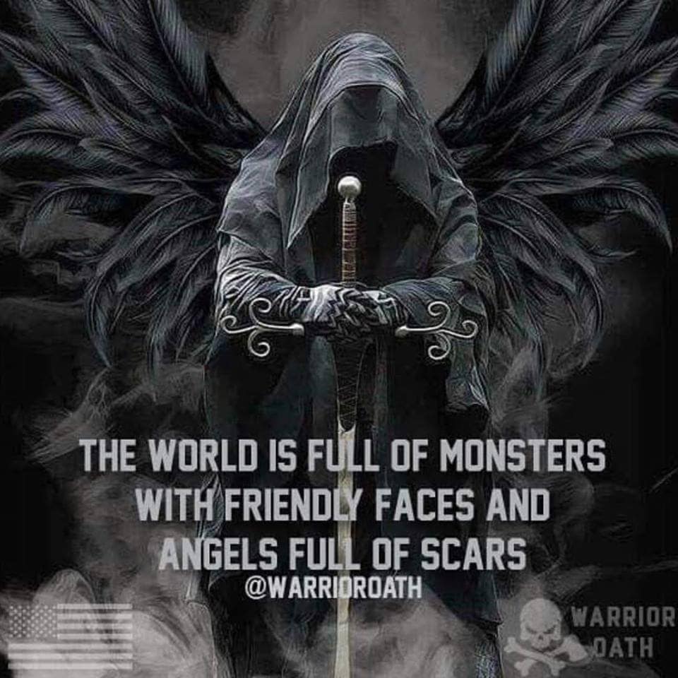 THE WORLD IS FULL OF MONSTERS WITH FRIENDLY FACES AND ANGELS FULL OF SCARS
@WARRIOROATH
WARRIOR
OATH