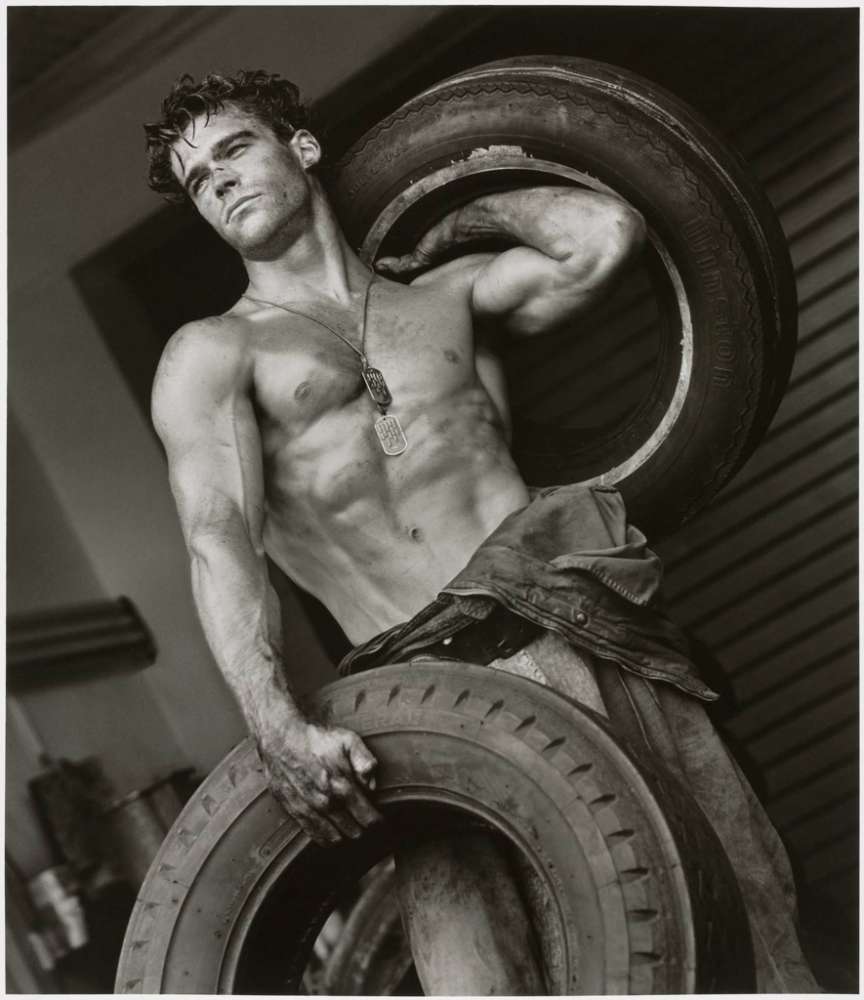 Fred Harding photographed by Herb Ritts.